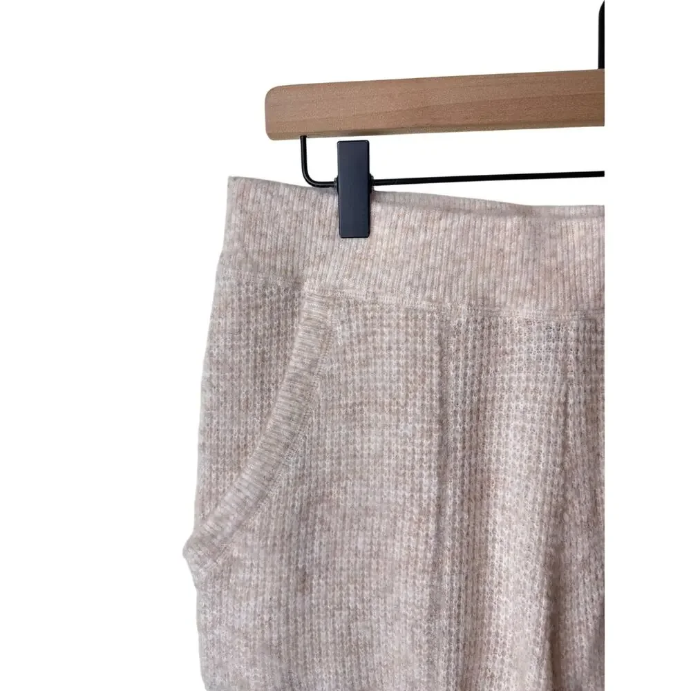 HATCH The Cozy Waffle Visitor Hoodie (M) + Maternity Jogger (S) Oatmeal Mélange - Picture 9 of 13